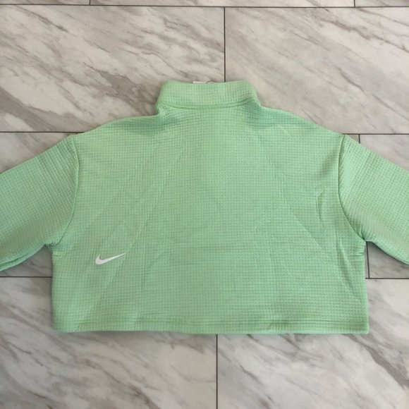 Nike Women's Sportswear Tech Fleece 1/4 Zip Sweatshirt CT0882-376 - Picture 6 of 12